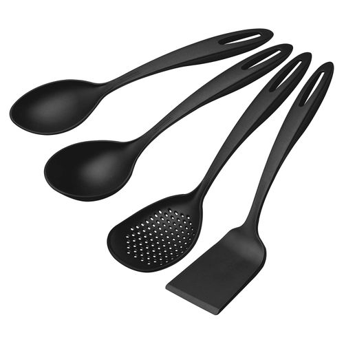 Jogo de Utensílios Ability Nylon Tramontina Preto com 4 Peças