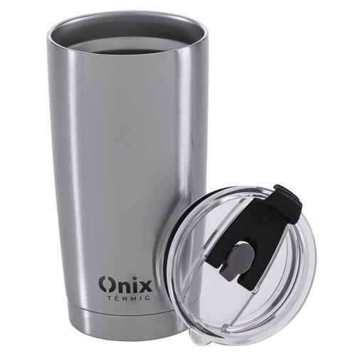 Copo Térmico Onix com Tampa em Aço Inox 580 ml Paramount