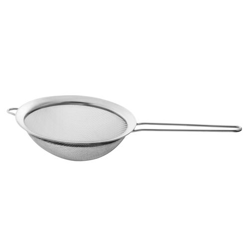 Peneira para Cozinha Mimo Style em Aço Inox 16 cm com Tela Fina