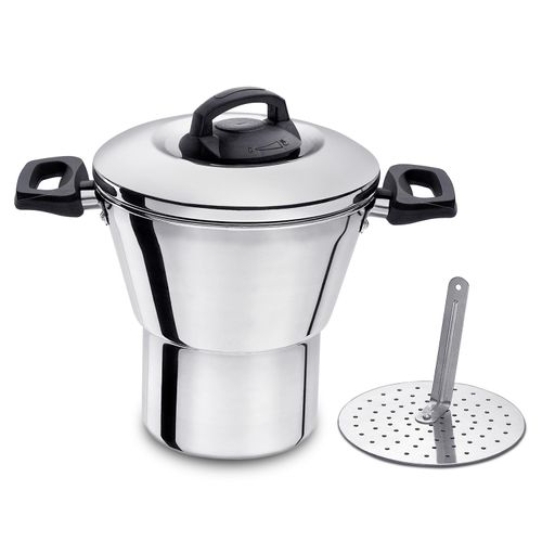 Cuscuzeiro ABC em Alumínio 16 cm