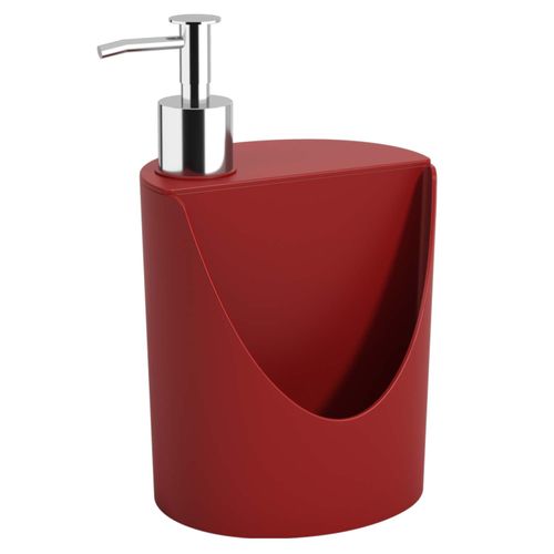 Dispenser Para Pia Romeu e Julieta Coza 600 ml Vermelho Bold