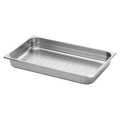 Cuba Gastronômica 1/1 Tramontina Profundidade 65 mm Perfurada em Aço Inox