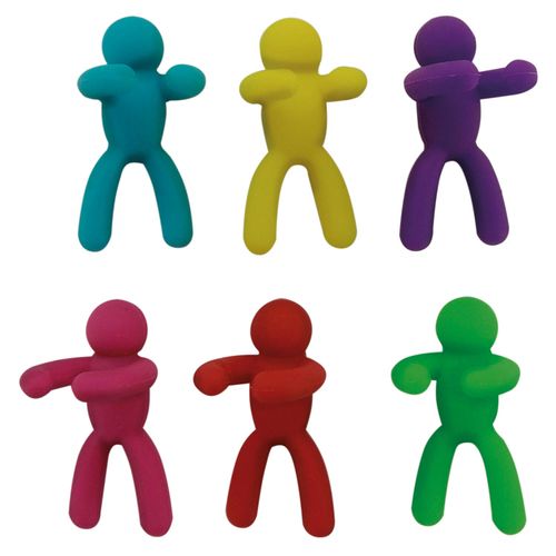 Conjunto de Marcadores para Taça Mimo Style em Silicone 6 Peças