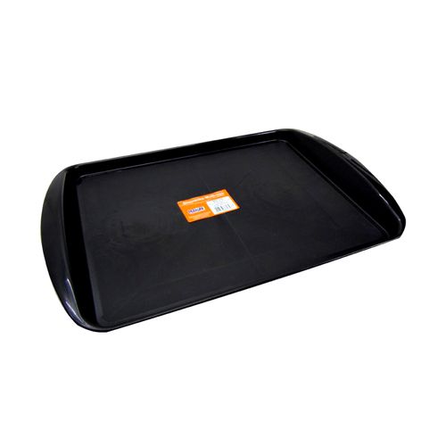 Bandeja Fast Food Snacks 34,7x23,5 cm Preta Pleion