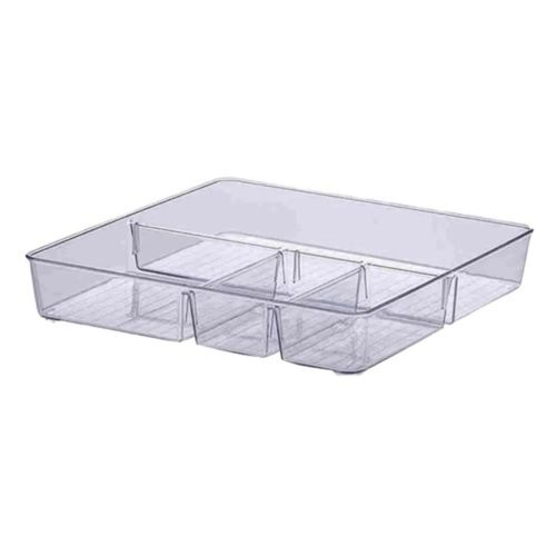 Organizador Cristal Diamond com Divisórias 31x31x5 cm Paramount