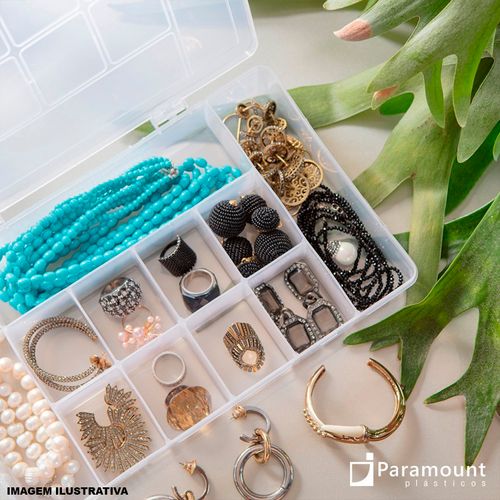 Caixa Organizadora Box Tamanho GG 37x27x6 cm Paramount