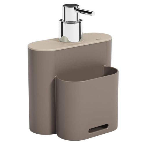 Dispenser Flat Coza 500 ml Cinza