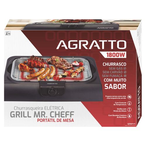 Churrasqueira Elétrica Agratto 127v