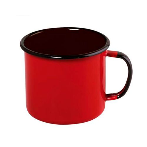 Caneca Esmaltado 70 ml Vermelha Ewel