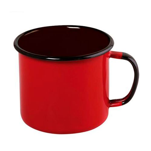 Caneca Esmaltado 160 ml Vermelha Ewel