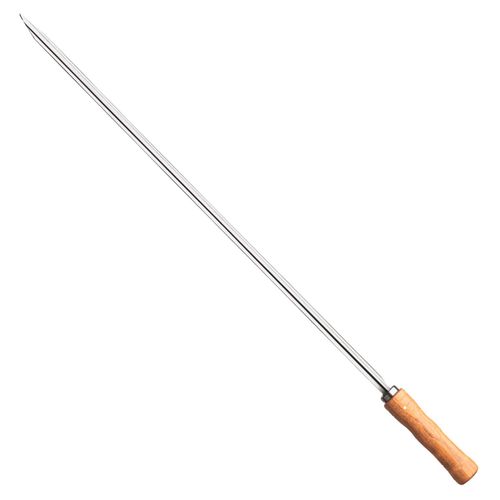 Espeto Estreito Simples para Churrasco Tramontina em Aço Inox 65 cm