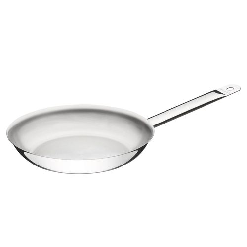 Frigideira Profissional Gourmet Tramontina em Aço Inox 26 cm sem Fundo Triplo