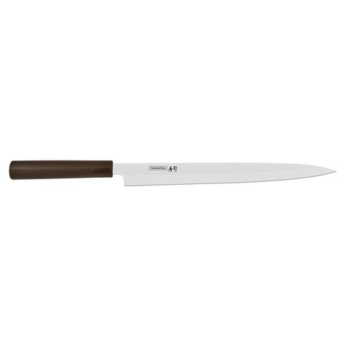 Faca Yanagiba Sushi 13" Tramontina com Lâmina em Aço Inox e Cabo de Nylon