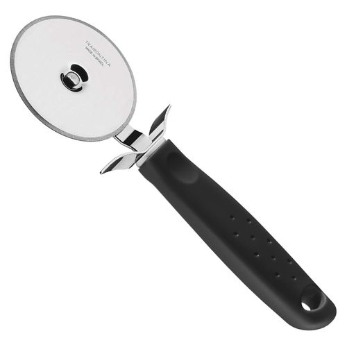 Cortador de Pizza Utilità Tramontina em Aço Inox com Cabo Preto