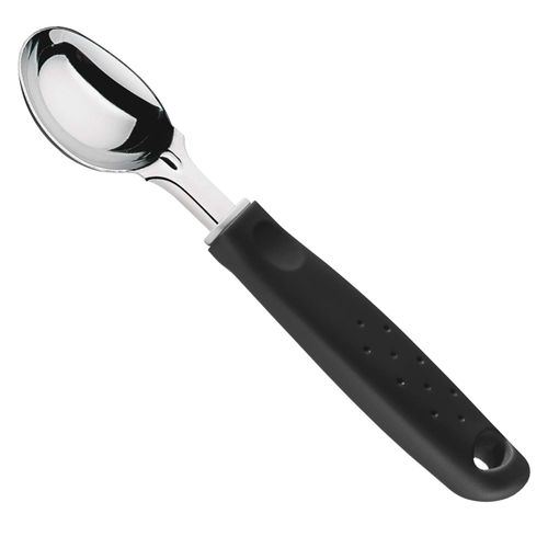 Concha para Sorvete Utilitá Tramontina Preto em Aço Inox