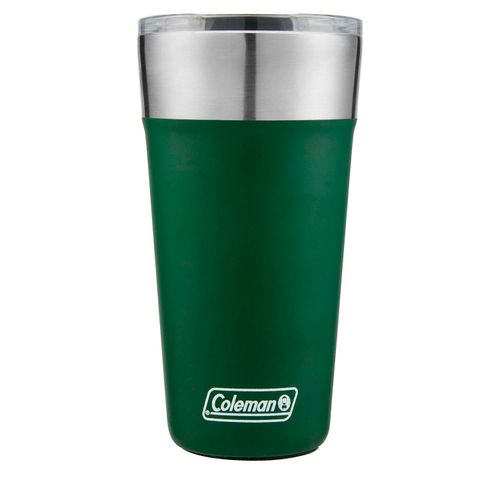 Copo Térmico de Cerveja Coleman 591 ml em Aço Inox com Tampa Verde