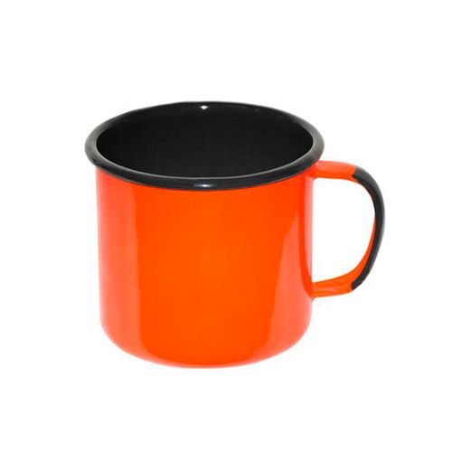 Caneca Esmaltado 70 ml Laranja Ewel