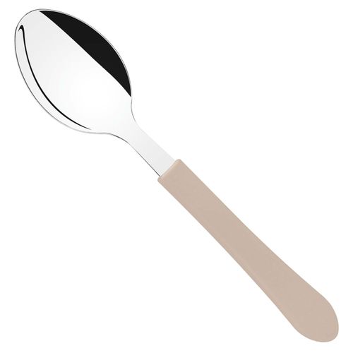 Colher de Mesa Leme Tramontina em Aço Inox Cinza
