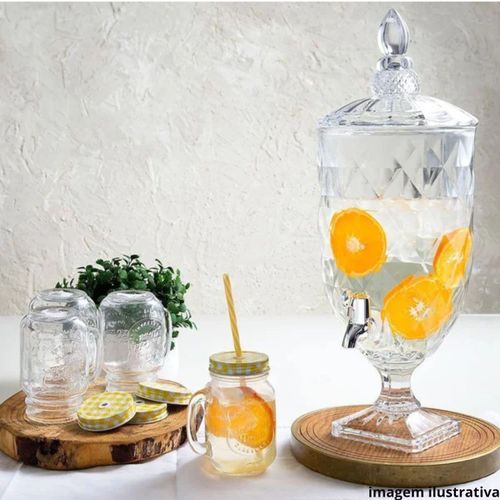 Suqueira de Cristal Ecológico Diamond Lyor 5 Litros
