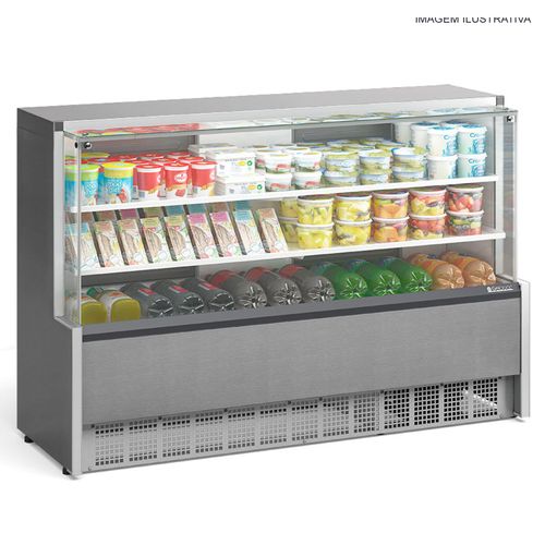 Balcão Vitrine Refrigerada Aurora GPDA-175R TI Gelopar 1,75 Metros 110v
