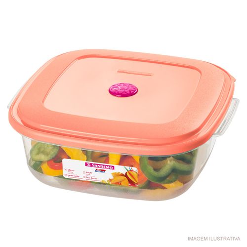 Pote Quadrado Baixo Sanremo 2,5 Litros