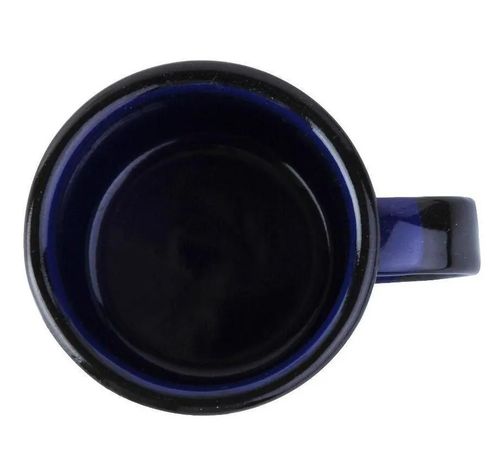 Caneca Esmaltado 370 ml Azul Ewel