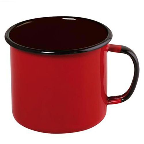 Caneca Esmaltado 370 ml Vermelha Ewel