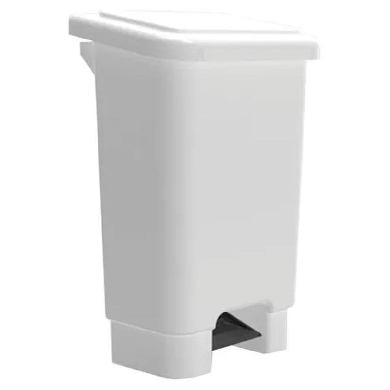 Lixeira_com_Pedal_Retangular_de_25_Litros_Branca_Lar_Plsticos_193563