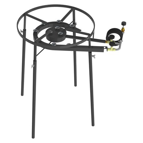 Fogareiro F2B10P Progás com Queimador Duplo e Pedestal