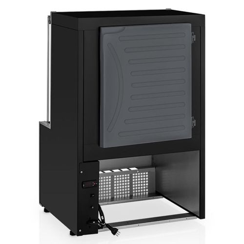 Balcão Vitrine Estufa  Aurora MEQA-075R PR Gelopar 220v 9 Bandejas