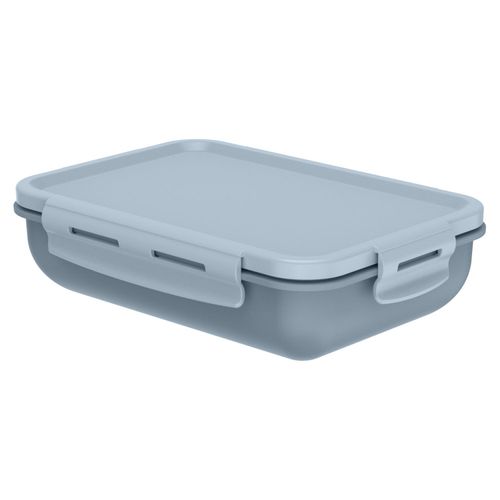 Marmita Retangular Hermetica OU 850 ml Azul