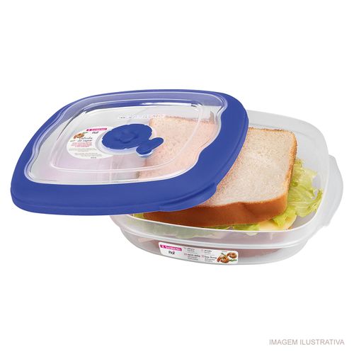 Porta Sanduiche Quadrado Sanremo 664 ml