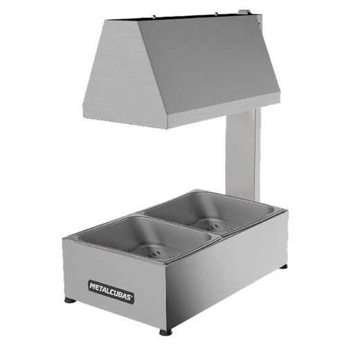 Conservador de Frituras MCF2C Metalcubas com 2 Cubas 220v