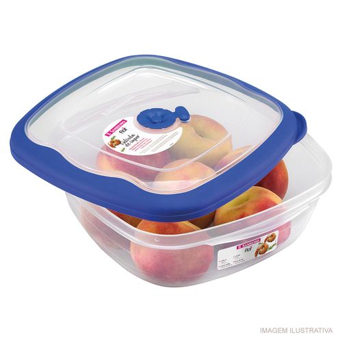Pote Quadrado Baixo Sanremo 2,7 Litros