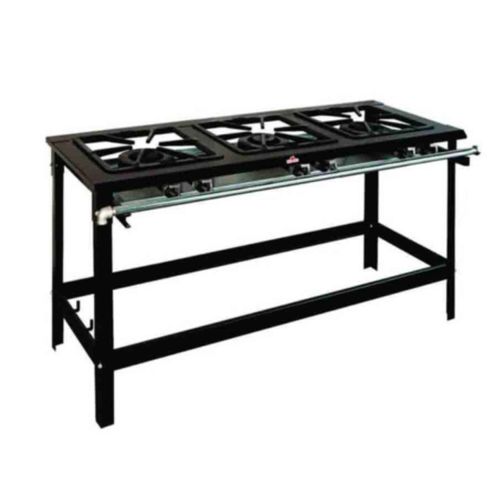 Fogão Industrial PMD-300 F Progás 3 Bocas com 3 Queimadores Duplos com Espera