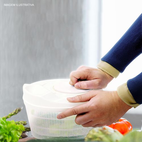 Secadora de Salada a Manivela Fackelman 4 Litros Branca