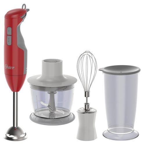 Mixer Delight 3 em 1 Vermelho Função Turbo Oster 220v