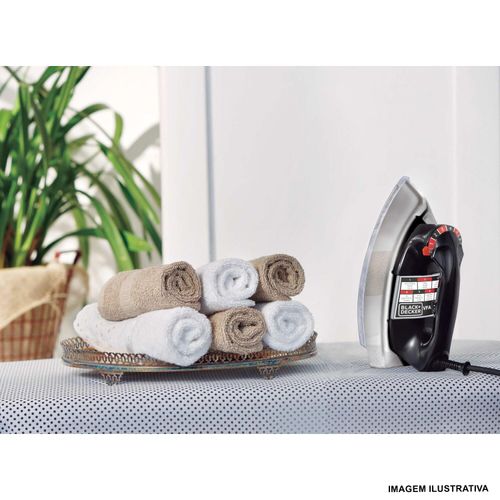 Ferro de Passar a Seco Metálico Black Decker 220v