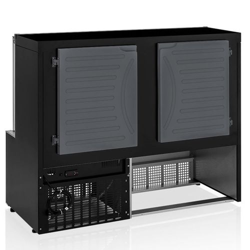 Balcão Vitrine Refrigerada Ar Forçado Aurora GPFA-140R PR Gelopar 127v