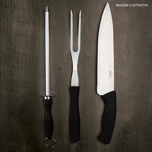 Kit para Churrasco com 3 Peças Mor