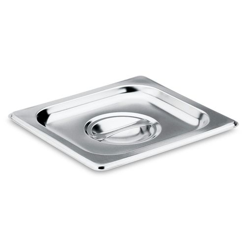 Tampa para Cuba Gastronômica 1/6 Hércules em Aço Inox 18x16 cm