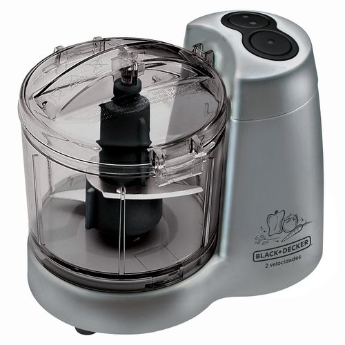 Mini Processador de Alimentos Black Decker 220v Prata