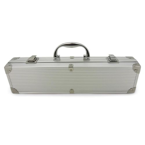 Conjunto para Churrasco Mimo Style 3 Peças com Maleta Inox