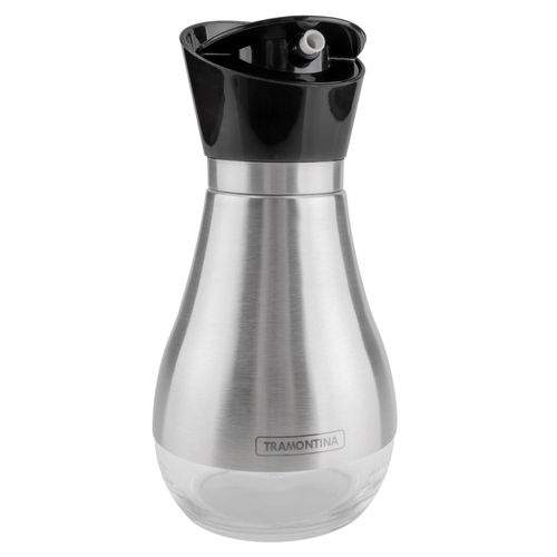 Galheteiro Realce Tramontina em Vidro Revestido de Aço Inox 390 ml