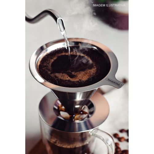 Filtro para Café Reutilizável Tramontina em Aço Inox