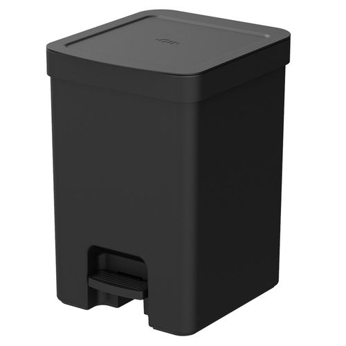 Lixeira Trium OU 12 Litros com Pedal Preta