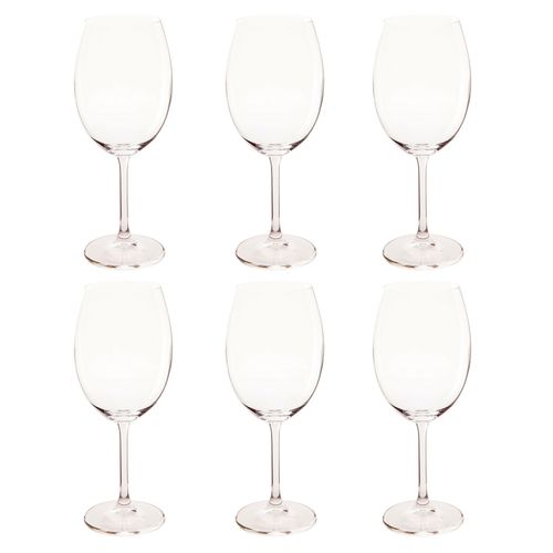 Jogo de Taça para Água Gastro Titânio Bohemia 580 ml 6 Peças