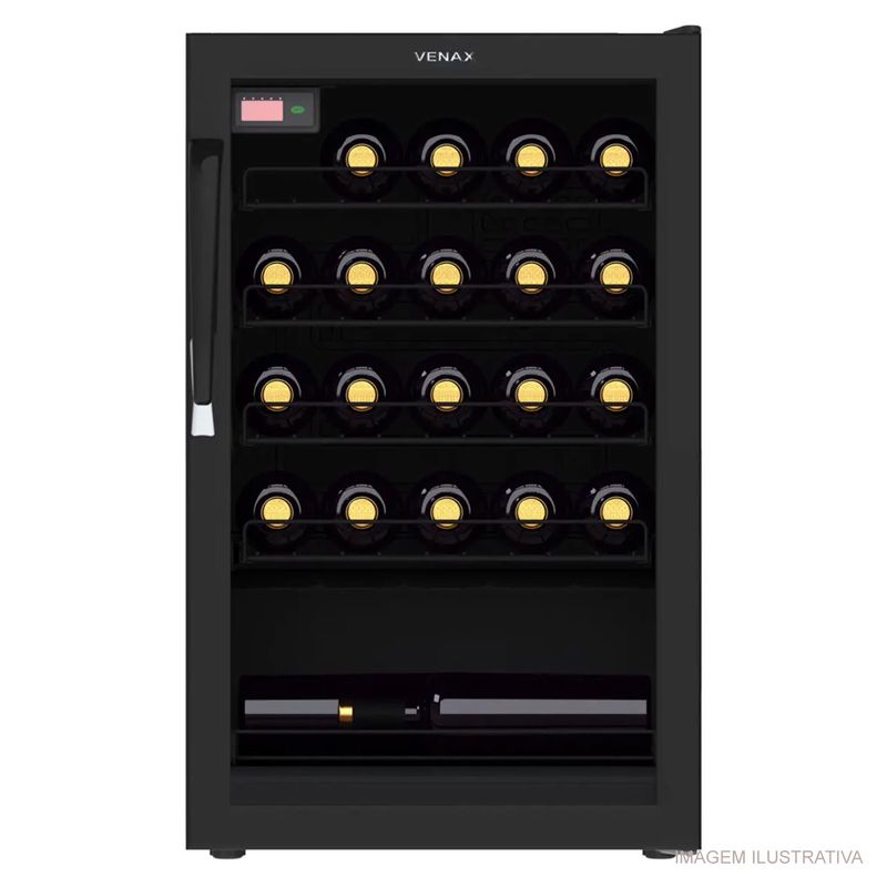 Adega_175_Litros_para_48_Garrafas_Preto_Fosco_127v_Venax_79377