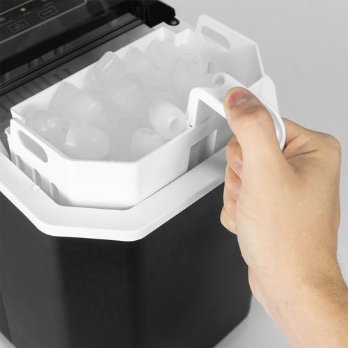 Máquina de Gelo Portátil Agratto 12 kg Preta 220v
