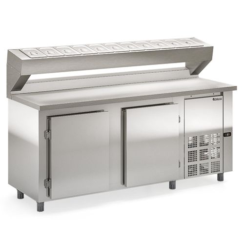 Balcão Refrigerado Condimentaria GBPZ-200 AI Gelopar 2 Metros 220v sem Cubas